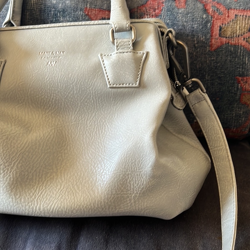 Matt & Nat Malone Doctor Handbag Satchel - Grey - Picture 13 of 16